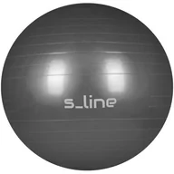 Piłki do ćwiczeń - Piłka gimnastyczna S-LINE SA009G Szary (65 cm) - miniaturka - grafika 1