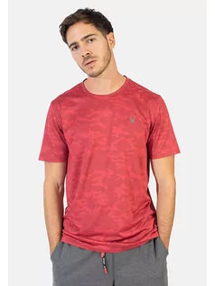 Koszulki sportowe męskie - SPYDER Koszulka sportowa w kolorze czerwonym - grafika 1