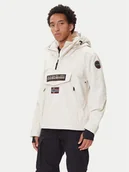 Kurtki męskie - Napapijri Kurtka anorak Rainforest Next NP0A4IB9 Beżowy Regular Fit - miniaturka - grafika 1