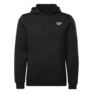 Reebok Męska bluza polarowa z kapturem, czarna, 3XL - Bluzy męskie - miniaturka - grafika 1