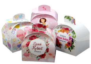 Kuferki Dzień Kobiet (M) - Opakowania i torebki na prezenty - miniaturka - grafika 1