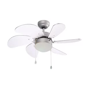 Lampowentylator Tenerife srebrny E27 Inspire - Wentylatory sufitowe - miniaturka - grafika 1