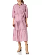 Sukienki - DreiMaster Maritim Damska sukienka maxi w paski ikita, czerwona wełniana biała, XL, Czerwony biały wełniany, XL - miniaturka - grafika 1