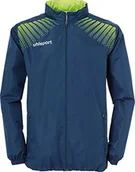 Kurtki męskie - uhlsport Uhlsport Goal męska kurtka przeciwdeszczowa, kolor petrol/flash zielony, 3XL 100333806 - miniaturka - grafika 1