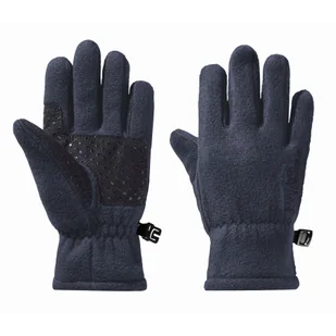 Dziecięce rękawiczki polarowe Jack Wolfskin FLEECE GLOVE K night blue - 116 - Rękawiczki dla dzieci - miniaturka - grafika 1