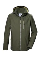 Kurtki męskie - G.I.G.A. DX Męska kurtka funkcyjna/kurtka outdoorowa z odpinanym kapturem GS 81 MN JCKT, ciemnooliwkowa zieleń, S, 42709-000 - miniaturka - grafika 1