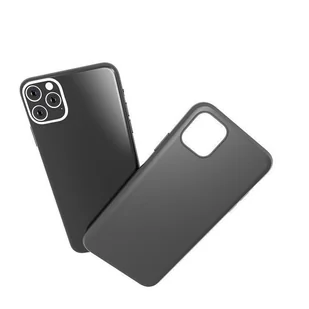 Cyoo - Płynny silikon Premium - Apple iPhone 12 Pro (6,1 cala) - Czarny - Twarda obudowa ochronna Etui na telefon komórkowy - Etui i futerały do telefonów - miniaturka - grafika 1