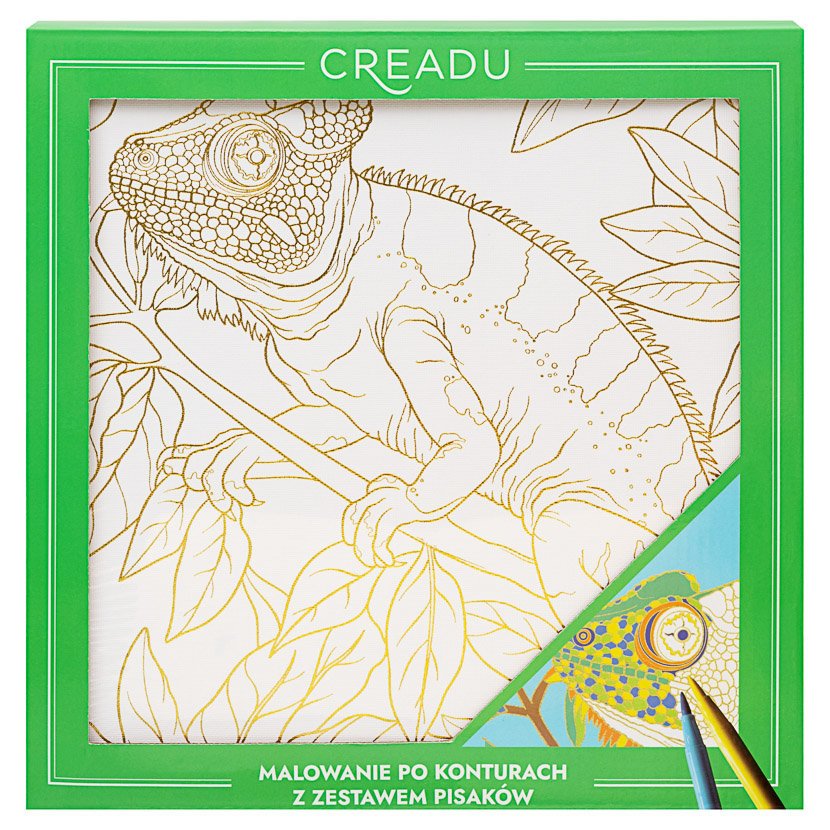 CREADU, Malowanie Po Konturach, Kameleon