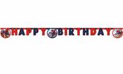 Urodziny dziecka - Baner urodzinowy Happy Birthday Spiderman - 1 szt. - miniaturka - grafika 1