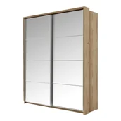 Szafy - Szafa przesuwna dwudrzwiowa ARTI AR-17 dąb shetland - miniaturka - grafika 1