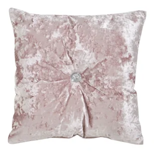 Poduszka dekoracyjna 45x45 cm Crushed Velvet Diamante – Catherine Lansfield - Poduszki dekoracyjne - miniaturka - grafika 1