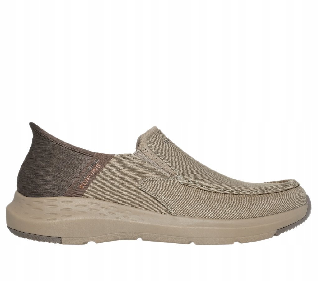 Półbuty Męskie Skechers Parson Dewitt Beżowe 42,5EU