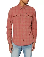 Koszule męskie - G-STAR RAW Męska koszula Marine Slim, Wielokolorowy (Lt Auburn Phill Check D20165-c857-c644), S - miniaturka - grafika 1
