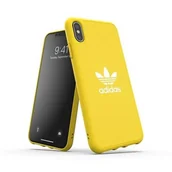 Etui i futerały do telefonów - Adidas Moulded Case CANVAS iPhone Xs Max żółty/yellow 34965 - miniaturka - grafika 1