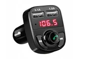 Transmitery FM - Transmiter Bluetooth Fm MP3 Sd Ładowarka 2xUSB - miniaturka - grafika 1