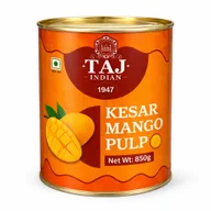Koncentraty warzywne, przeciery - Pulpa z mango Taj Indian Kesar Mango Pulp 850g - odmiana Kesar gęsta - miniaturka - grafika 1