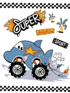 Zabawki kreatywne - Mozaika diamentowa 15×20 cm częściowe wypełnienie – Kaczka w kosmosie. Zestaw kreatywny Ideyka Samochód delfinназва - miniaturka - grafika 1