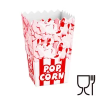 Naczynia i sztućce jednorazowe - Pudełko kartonik na PopCorn 7x14.5x9cm ŚREDNI 0.75L 100szt POPC-SRED - miniaturka - grafika 1