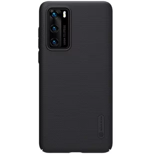 Nillkin Super Frosted Shield - Etui Huawei P40 (Black) - Etui i futerały do telefonów - miniaturka - grafika 1