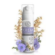 Balsamy i kremy do ciała - e-FIORE Krem do twarzy ciała Owsiany z lnem 200ml - miniaturka - grafika 1
