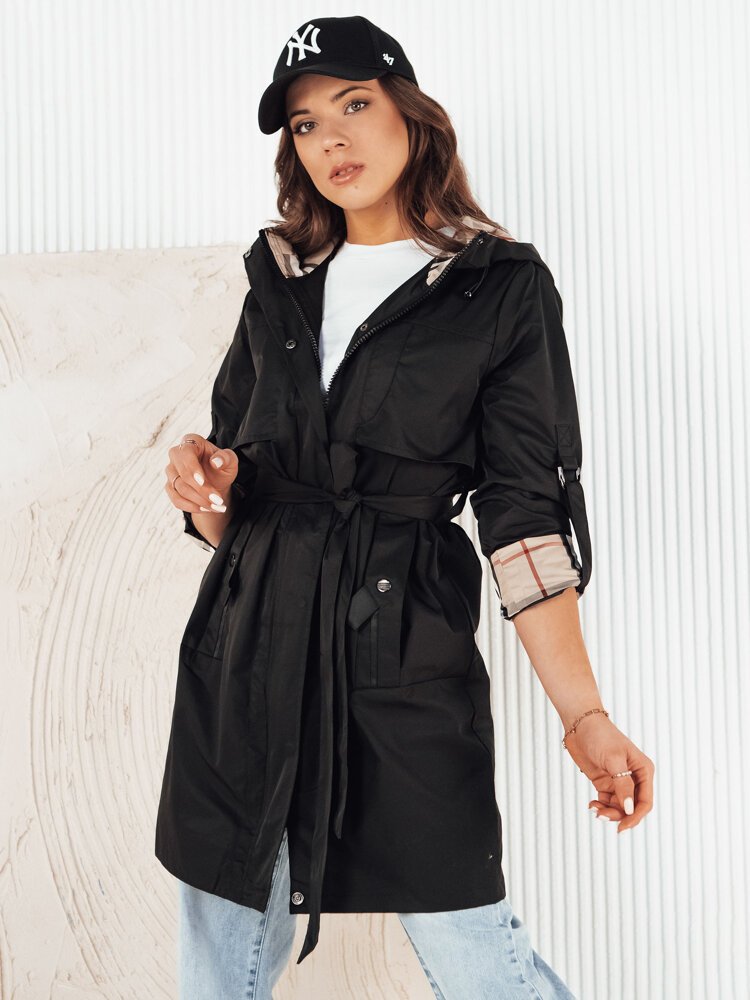 Kurtka damska parka CIVIT czarna Dstreet TY4212-M