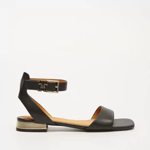 TOMMY HILFIGER TH HARDWARE FLAT SANDAL - Tommy Hilfiger - Sandały damskie - miniaturka - grafika 1