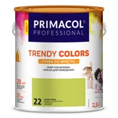 Farby wewnętrzne - Primacol Farba Trendy Colors soczysty zielony (22) 2,5 l PROFESSIONAL - miniaturka - grafika 1