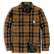 Koszule męskie - Koszula Wierzchnia Carhartt Heavyweight Flannel Sherpa - miniaturka - grafika 1