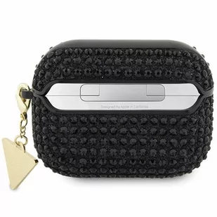 Guess GUAPHDGTPK AirPods Pro cover czarny/black Rhinestone Triangle Charm - Akcesoria do słuchawek - miniaturka - grafika 2