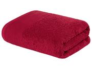 Ręczniki - LIVARNO home Ręcznik kąpielowy frotte, 70 x 140 cm (Czerwony) - miniaturka - grafika 1