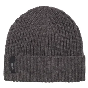 Czapka Knit Beanie AM5025 POL01-DMG (GU551-b) Guess - Czapki damskie - miniaturka - grafika 1