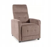 Fotele - Fotel relaksacyjny rozkładany Otus Brego Signal Beżowy - miniaturka - grafika 1