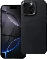 Etui i futerały do telefonów - OEM Futerał SILICONE MAG COVER big hole kompatybilny z MagSafe do IPHONE 16 Pro Max czarny - miniaturka - grafika 1