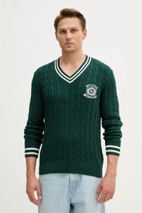 Guess sweter HEWIE męski kolor zielony M5YR12 Z30W1 - Swetry męskie - miniaturka - grafika 1