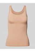Koszulki i topy damskie - Podkoszulka w jednolitym kolorze model Unique - Schiesser - miniaturka - grafika 1
