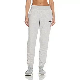 Puma Damskie spodnie do biegania, szary Light Gray Heather-cat XL 586842 - Spodnie damskie - miniaturka - grafika 1