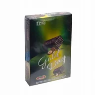 Batoniki - Wafers in dark chocolate with peanut cream 12x25g GOLD DAY - miniaturka - grafika 1