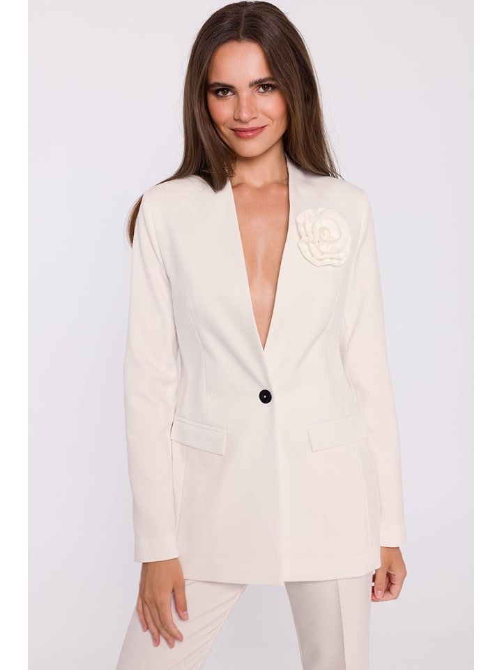 Stylove Blezer w kolorze kremowym