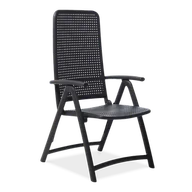 Fotele i krzesła ogrodowe - Nardi Fotel ogrodowy plastikowy z regulowanym oparciem DARSENA - miniaturka - grafika 1