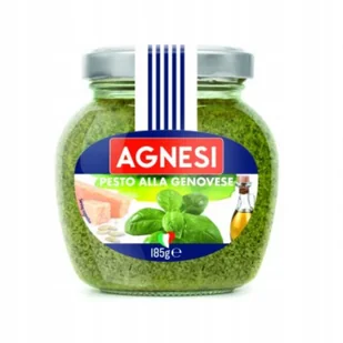 Sos pesto Genovese 185g - Agnesi bazyliowe włoskie przepyszne - Pasztet i przetwory mięsne - miniaturka - grafika 1