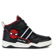 Buty dla chłopców - Sneakersy Geox SPIDER-MAN J Perth Boy J367RD 05411 C0048 S Czarny - miniaturka - grafika 1