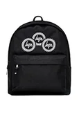Plecaki - Hype Plecaki szkolne na co dzień dla dzieci chłopców dziewcząt mężczyzn i kobiet, Czarna odznaka 3, Rozmiar Uniwersalny - miniaturka - grafika 1