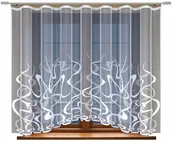 Firany - Firana żakardowa wzór 21998 300x160cm (z taśmą) - miniaturka - grafika 1