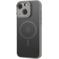Etui i futerały do telefonów - Etui ROCK Guard MagSafe Stand do Apple iPhone 15 Czarno-przezroczysty - miniaturka - grafika 1