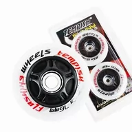 Akcesoria do skatingu - Kółka do rolek Tempish  Flashing 76 mm 85A 2-Pack  Biały - miniaturka - grafika 1