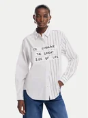 Koszule damskie - Desigual Koszula Ykohama 24WWCW19 Biały Regular Fit - miniaturka - grafika 1