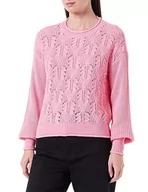 Torby męskie - Bestseller A/S Damski sweter VMCRUSH LS O-Neck Boo, różowy saszetka, S, Sachet Pink, S - miniaturka - grafika 1