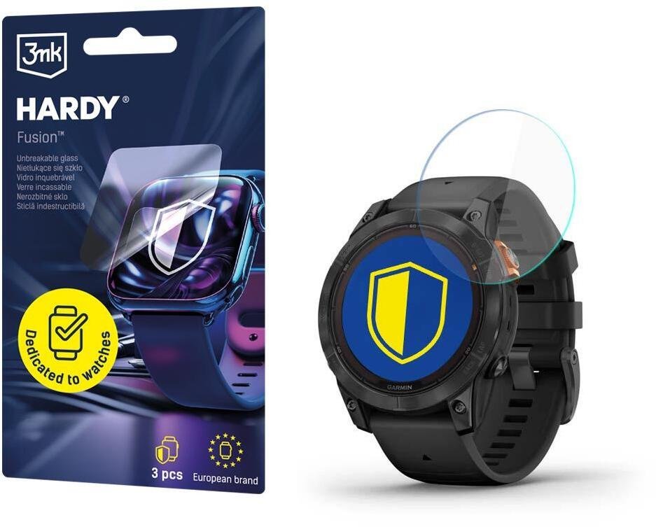 3MK Garmin Fenix 7 Pro Solar - 3mk Hardy Fusion Watch Protection