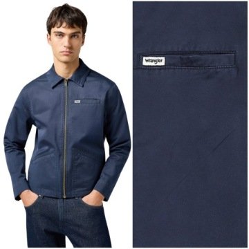Wrangler Rodeo Utility Jacket Navy granatowa kurtka bawełniana męska L