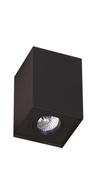 Lampy sufitowe - Maxlight Basic Square Black oprawa natynkowa C0071 - miniaturka - grafika 1